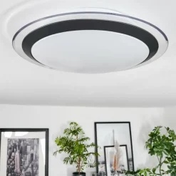hofstein Plafonnier Castasegna LED Blanc, 1 lumière* Éclairage Led