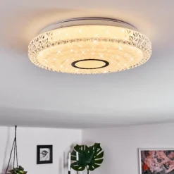 hofstein Plafonnier Cavalese LED Blanc, 1 lumière