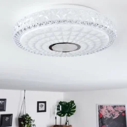 hofstein Plafonnier Cavalese LED Blanc, 1 lumière