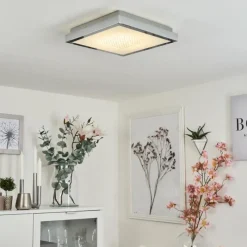 hofstein Plafonnier Centovalli LED Chrome, 1 lumière