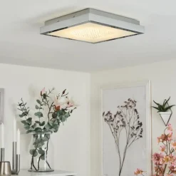 hofstein Plafonnier Centovalli LED Chrome, 1 lumière