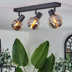 hofstein Plafonnier Cevio Noir, 3 lumières