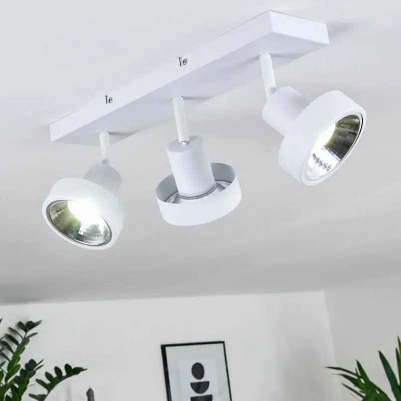 hofstein Plafonnier Chagres Blanc, 3 lumières* Spots Et Projecteurs