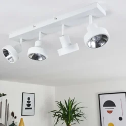 hofstein Plafonnier Chagres Blanc, 4 lumières* Spots Et Projecteurs