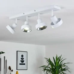 hofstein Plafonnier Chagres Blanc, 4 lumières* Spots Et Projecteurs