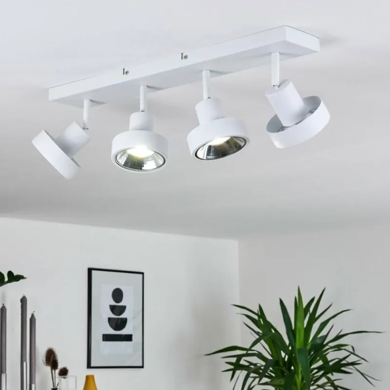 hofstein Plafonnier Chagres Blanc, 4 lumières* Spots Et Projecteurs