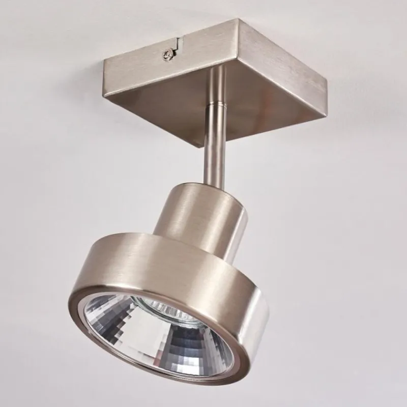 hofstein Plafonnier Chagres Nickel mat, 1 lumière