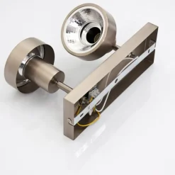 hofstein Plafonnier Chagres Nickel mat, 2 lumières