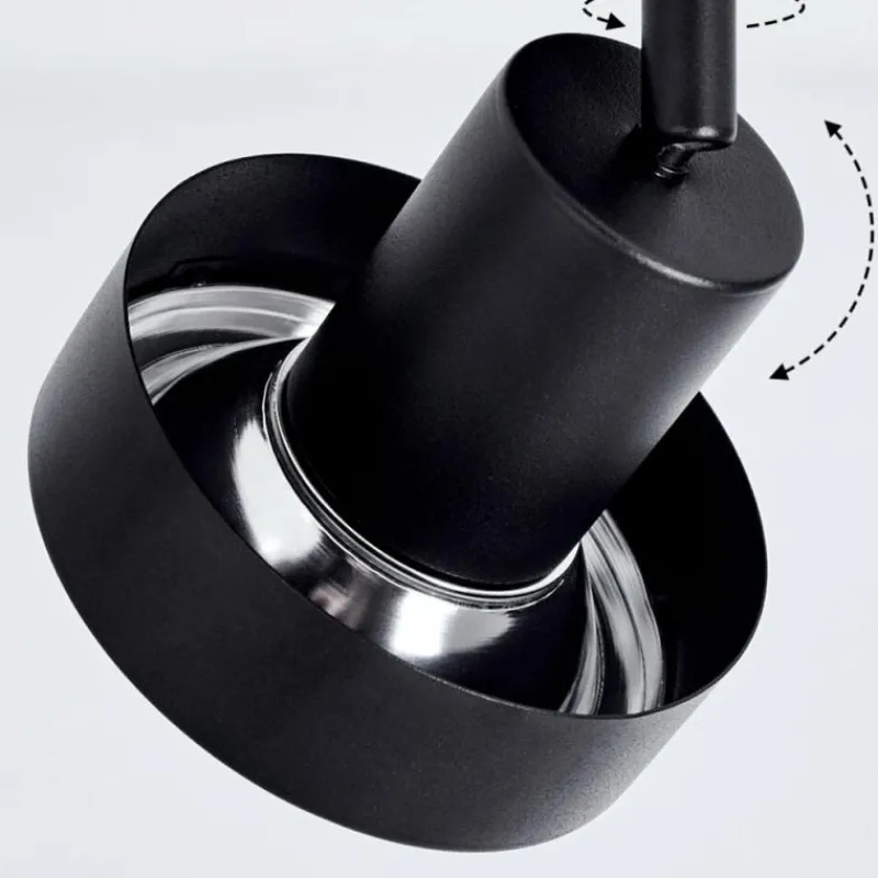 hofstein Plafonnier Chagres Noir, 1 lumière* Spots Et Projecteurs