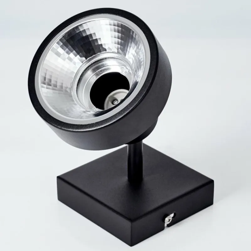 hofstein Plafonnier Chagres Noir, 1 lumière* Spots Et Projecteurs