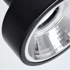 Lampes Industrielles-hofstein Plafonnier Chagres Noir, Argenté, 4 lumières