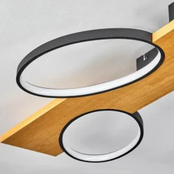 hofstein Plafonnier Chancani LED Écru, Noir, 1 lumière