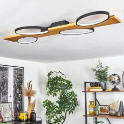 hofstein Plafonnier Chancani LED Écru, Noir, 1 lumière