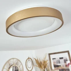 hofstein Plafonnier Charata LED Blanc, 1 lumière* Éclairage Led