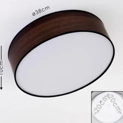 hofstein Plafonnier Chazy Blanc, 1 lumière