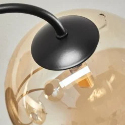 hofstein Plafonnier Chehalis Ambre, Clair, 6 lumières