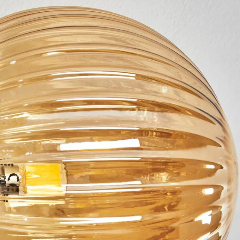 hofstein Plafonnier Chehalis Ambre, 6 lumières