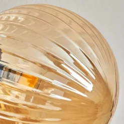 hofstein Plafonnier Chehalis Ambre, 6 lumières