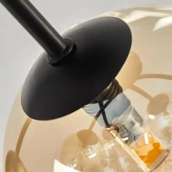 hofstein Plafonnier Chehalis Ambre, Clair, 6 lumières