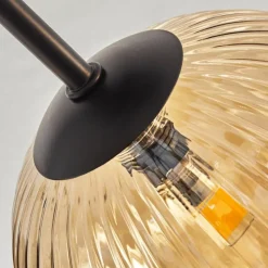 hofstein Plafonnier Chehalis Ambre, 6 lumières