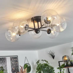 hofstein Plafonnier Chehalis Clair, 6 lumières