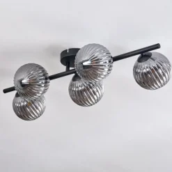 hofstein Plafonnier Chehalis Fumé, 5 lumières