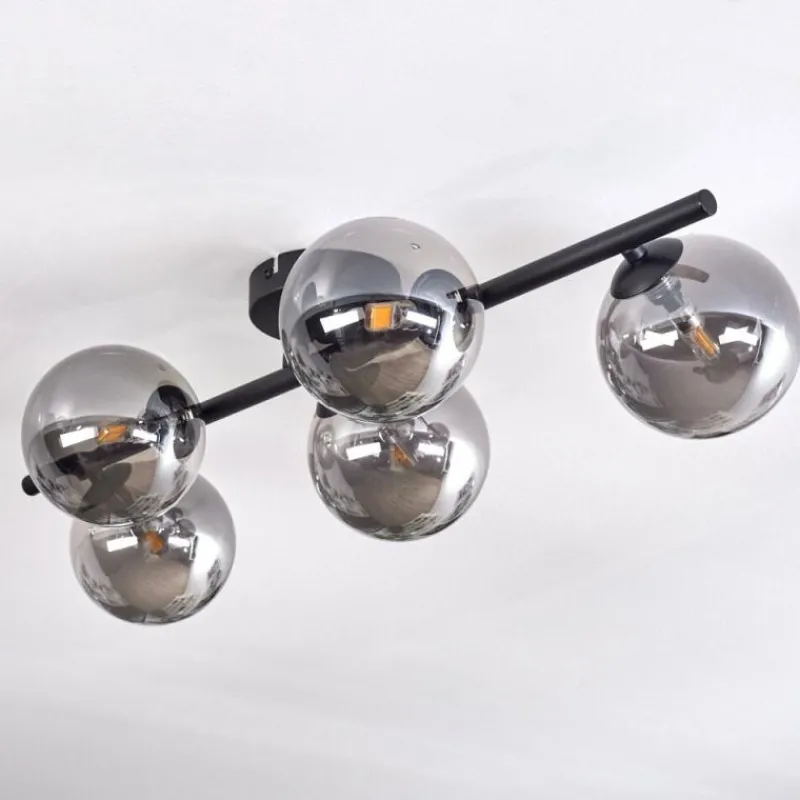 hofstein Plafonnier Chehalis Fumé, 5 lumières