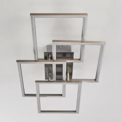 hofstein Plafonnier Cheka LED Aluminium, 4 lumières