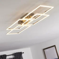 hofstein Plafonnier Cheka LED Aluminium, 4 lumières