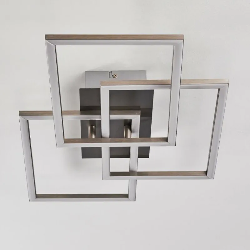 hofstein Plafonnier Cheka LED Aluminium, 3 lumières