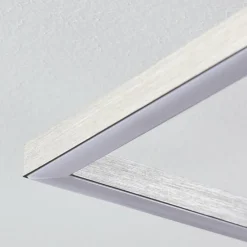 hofstein Plafonnier Cheka LED Brun, Nickel mat, 2 lumières, Télécommandes