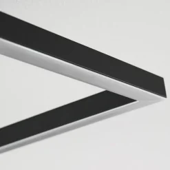 hofstein Plafonnier Cheka LED Noir, 2 lumières, Télécommandes* Éclairage Led