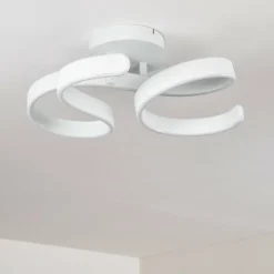 hofstein Plafonnier Chippewa LED Blanc, 1 lumière