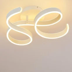 hofstein Plafonnier Chippewa LED Blanc, 1 lumière