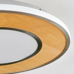 Luminaires Scandinaves-hofstein Plafonnier Chrop LED Nickel mat, 1 lumière