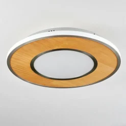 Luminaires Scandinaves-hofstein Plafonnier Chrop LED Nickel mat, 1 lumière