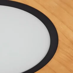 hofstein Plafonnier Chrop LED Noir, 1 lumière