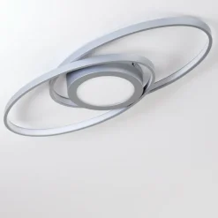 hofstein Plafonnier Chunky LED Argenté, 1 lumière