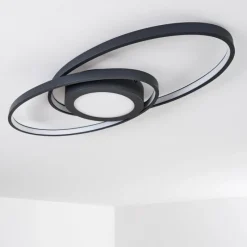 hofstein Plafonnier Chunky LED Gris, 1 lumière