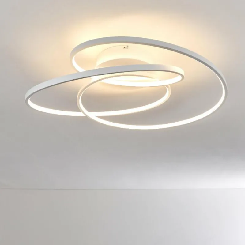 hofstein Plafonnier Chute LED Blanc, 45 lumières