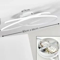 hofstein Plafonnier Chute LED Blanc, 1 lumière