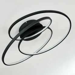 hofstein Plafonnier Chute LED Noir, 1 lumière