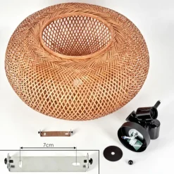 Luminaires Scandinaves-hofstein Plafonnier 50cm Bauro Noir, 3 lumières