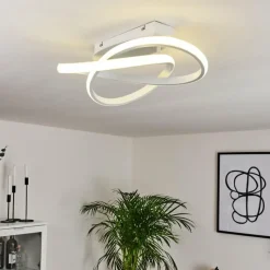 hofstein Plafonnier Cochato LED Blanc, 1 lumière* Éclairage Led