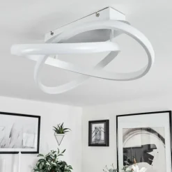 hofstein Plafonnier Cochato LED Blanc, 1 lumière* Éclairage Led