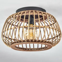 Luminaires Scandinaves-hofstein Plafonnier Combeima Noir, 1 lumière