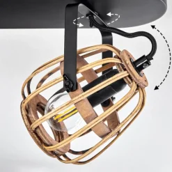 Luminaires Scandinaves-hofstein Plafonnier Combeima Noir, 2 lumières