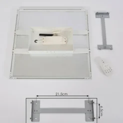 hofstein Plafonnier Cor LED Blanc, 1 lumière, Télécommandes