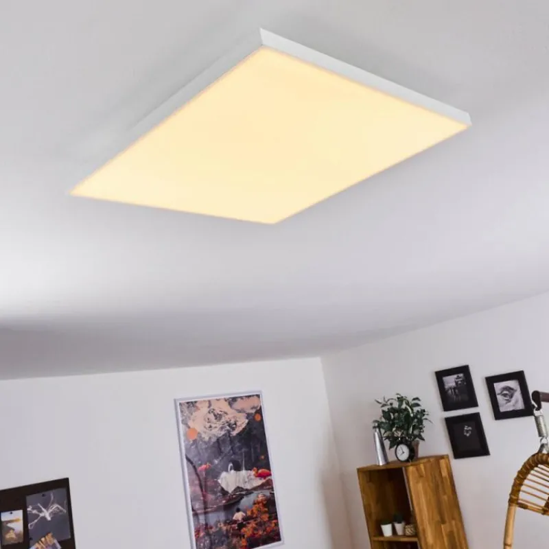 hofstein Plafonnier Cor LED Blanc, 1 lumière, Télécommandes