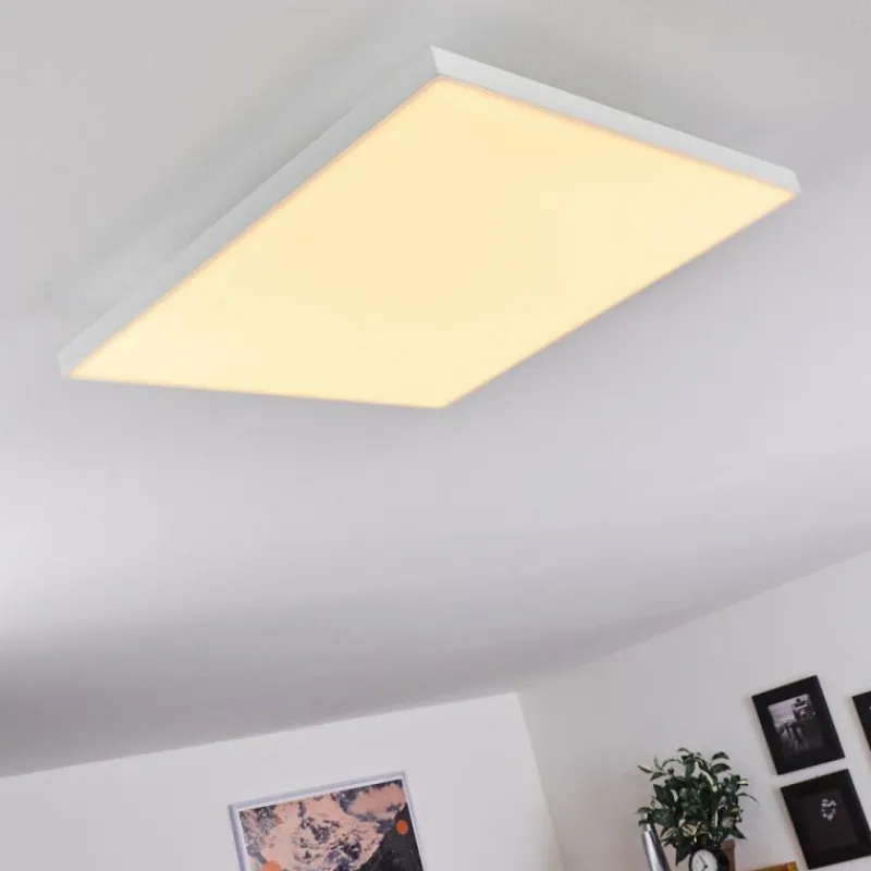 hofstein Plafonnier Cor LED Blanc, 1 lumière, Télécommandes